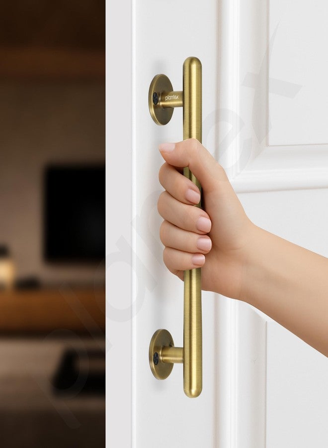 Plantex Door Handle/Stainless Steel Main Door Handle/8 Inch Pull-Push Handle/3 Years Warranty Pack of 2 (S-142, Brass Antique) - Image 4